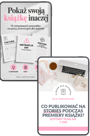 Posty i stories – pakiet do promocji książki