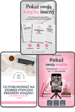 Pakiet „Pokaż swoją książkę” – rolki, posty i stories